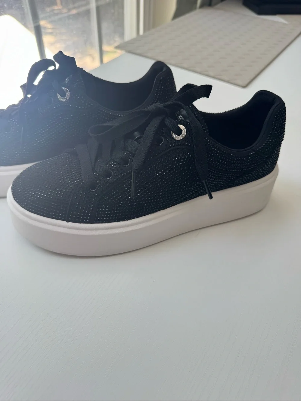 Romey Embellished Platform Sneaker 8.5